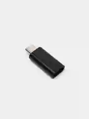 Черный адаптер переходник lightning на micro usb лайтинг на микро усб юсб