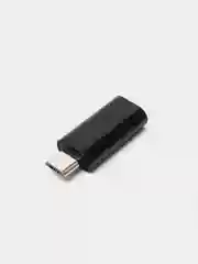 Черный адаптер переходник lightning на micro usb лайтинг на микро усб юсб