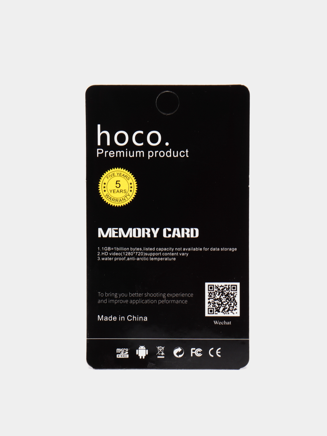 Карта памяти Hoco Premium 8Gb/16Gb/32Gb Micro SDНС Class 10 купить по цене  394 ₽ в интернет-магазине KazanExpress