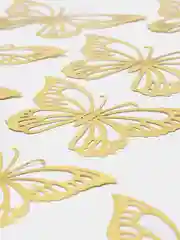 Золотой наклейка на стену в форме бабочки 3D, стикеры-бабочки, 12 штук