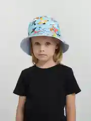 Ледяной панама детская/Двусторонняя панамка/Панама унисекс/Панама для мальчиков и девочек