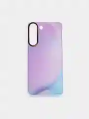 Аметистовый чехол Samsung Galaxy S22, Самсунг Галакси С22 твердый прозрачный с рисунком