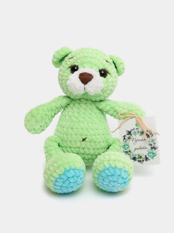 Вязаный Мишка, Вязаная игрушка, Амигуруми, Рост 20см