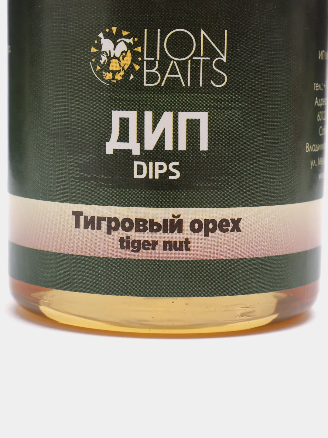 Дип Dips LION BAITS "Тигровый орех", 130 мл