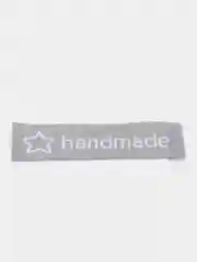 Серый набор нашивок "Hand Made", ручная работа, 5 штук в упаковке