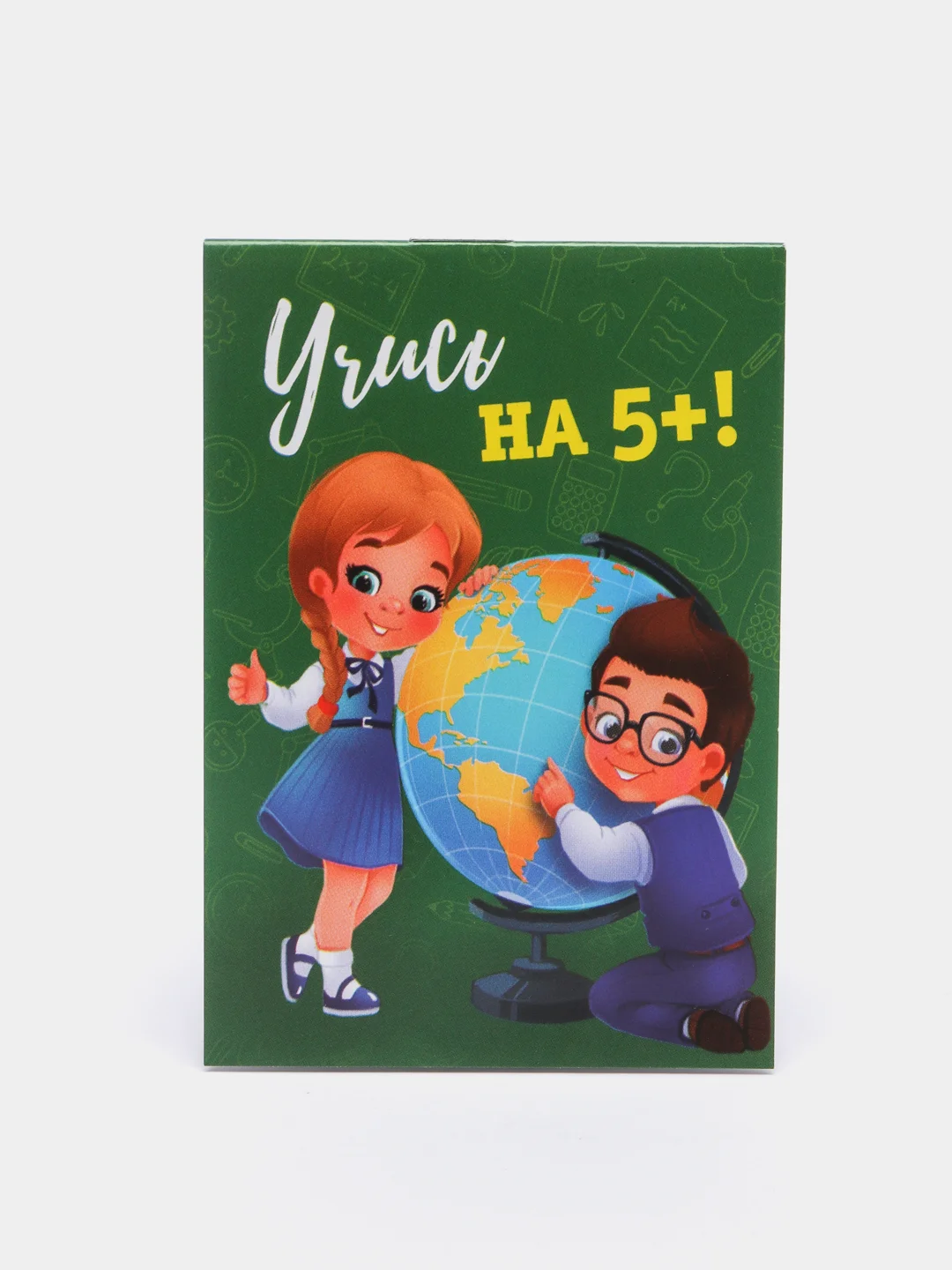 Белый мини-блокнот, сувенир на первое сентября, А 7, 16 л