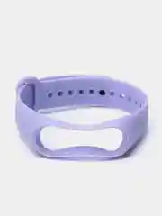 Сиреневый силиконовый ремешок для фитнес браслета Xiaomi Mi Band 4, Mi Band 3