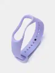Сиреневый силиконовый ремешок для фитнес браслета Xiaomi Mi Band 4, Mi Band 3