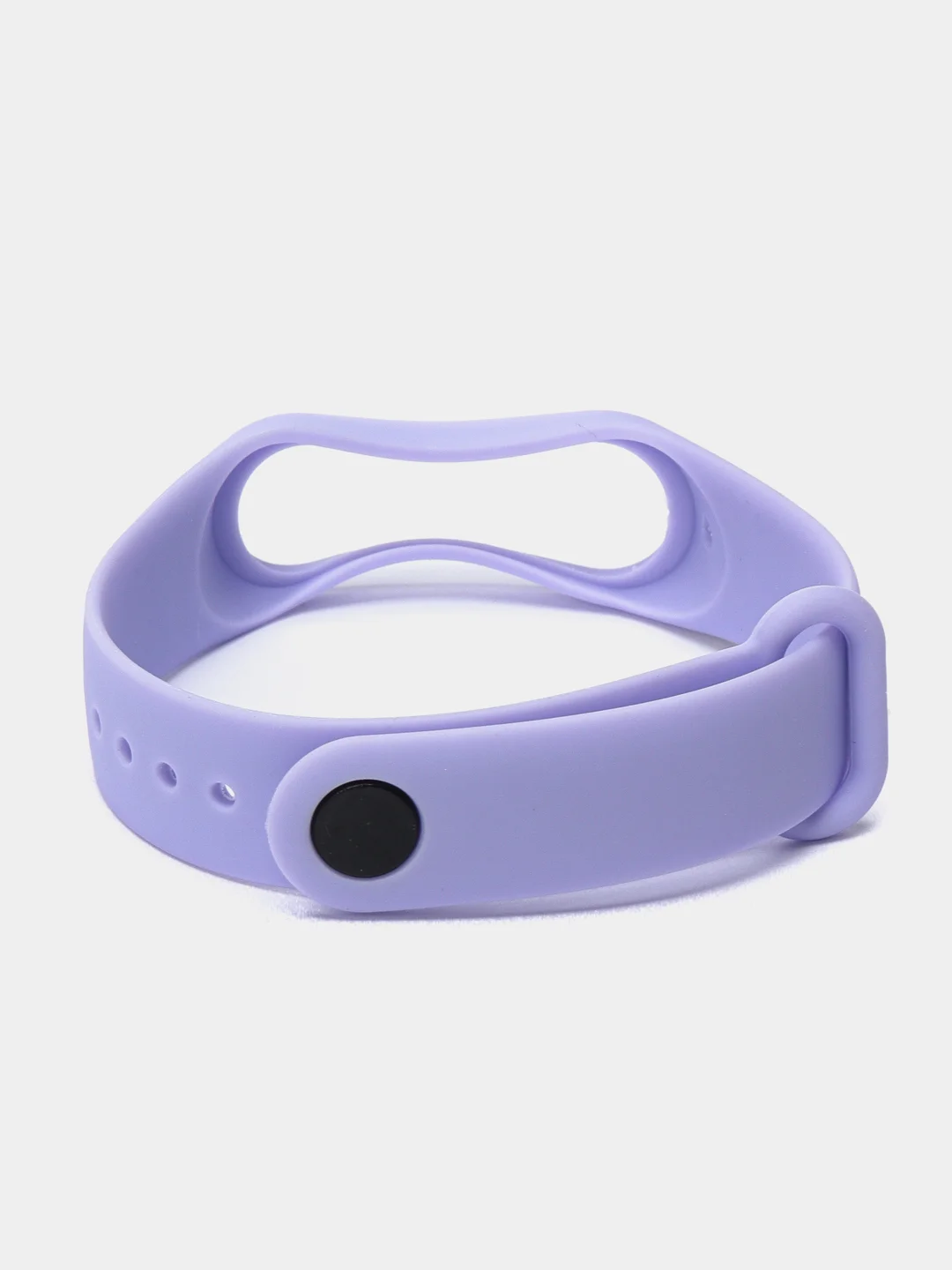 Сиреневый силиконовый ремешок для фитнес браслета Xiaomi Mi Band 4, Mi Band 3