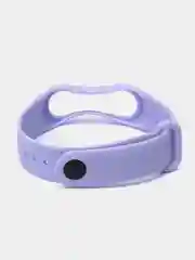 Сиреневый силиконовый ремешок для фитнес браслета Xiaomi Mi Band 4, Mi Band 3