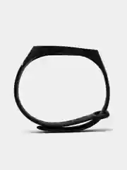 Черный силиконовый ремешок с принтом для Xiaomi Mi Band 7 / 3 / 4 / 5 / 6