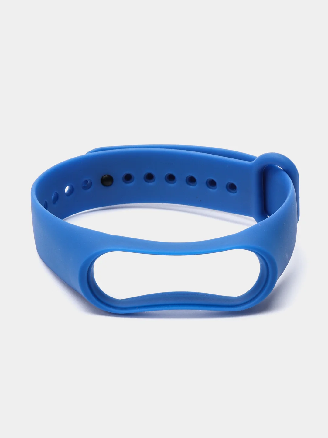 Синий силиконовый ремешок для фитнес браслета Xiaomi Mi Band 4, Mi Band 3