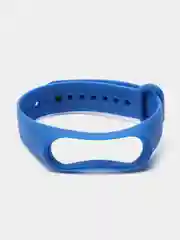 Синий силиконовый ремешок для фитнес браслета Xiaomi Mi Band 4, Mi Band 3