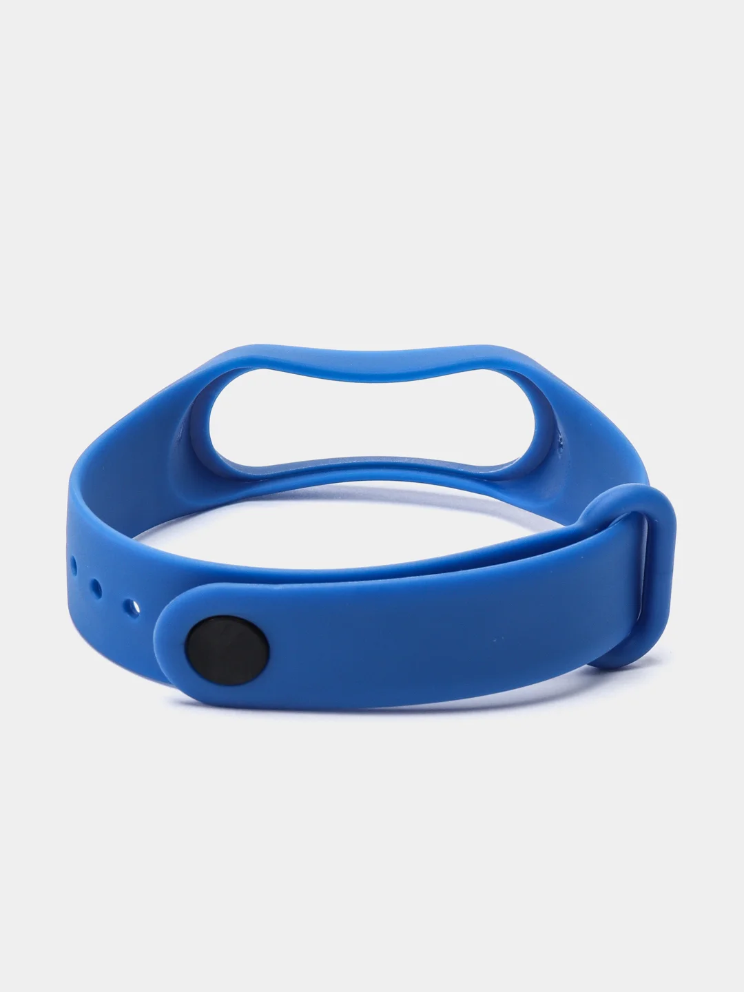 Синий силиконовый ремешок для фитнес браслета Xiaomi Mi Band 4, Mi Band 3