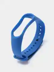Синий силиконовый ремешок для фитнес браслета Xiaomi Mi Band 4, Mi Band 3