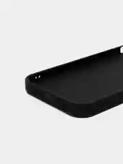 Черный чехол с золотой окантовкой на iPhone 13, 13 Pro, 13 Pro Max, 12, 12 Pro кожаный