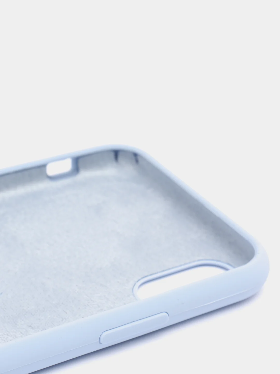 Синий меланж чехол Silicone case для iPhone 11/XR/12/7/8/X/XS/6S/Pro/Max,Plus,SE Силиконовый (айфон)