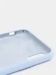 Синий меланж чехол Silicone case для iPhone 11/XR/12/7/8/X/XS/6S/Pro/Max,Plus,SE Силиконовый (айфон)