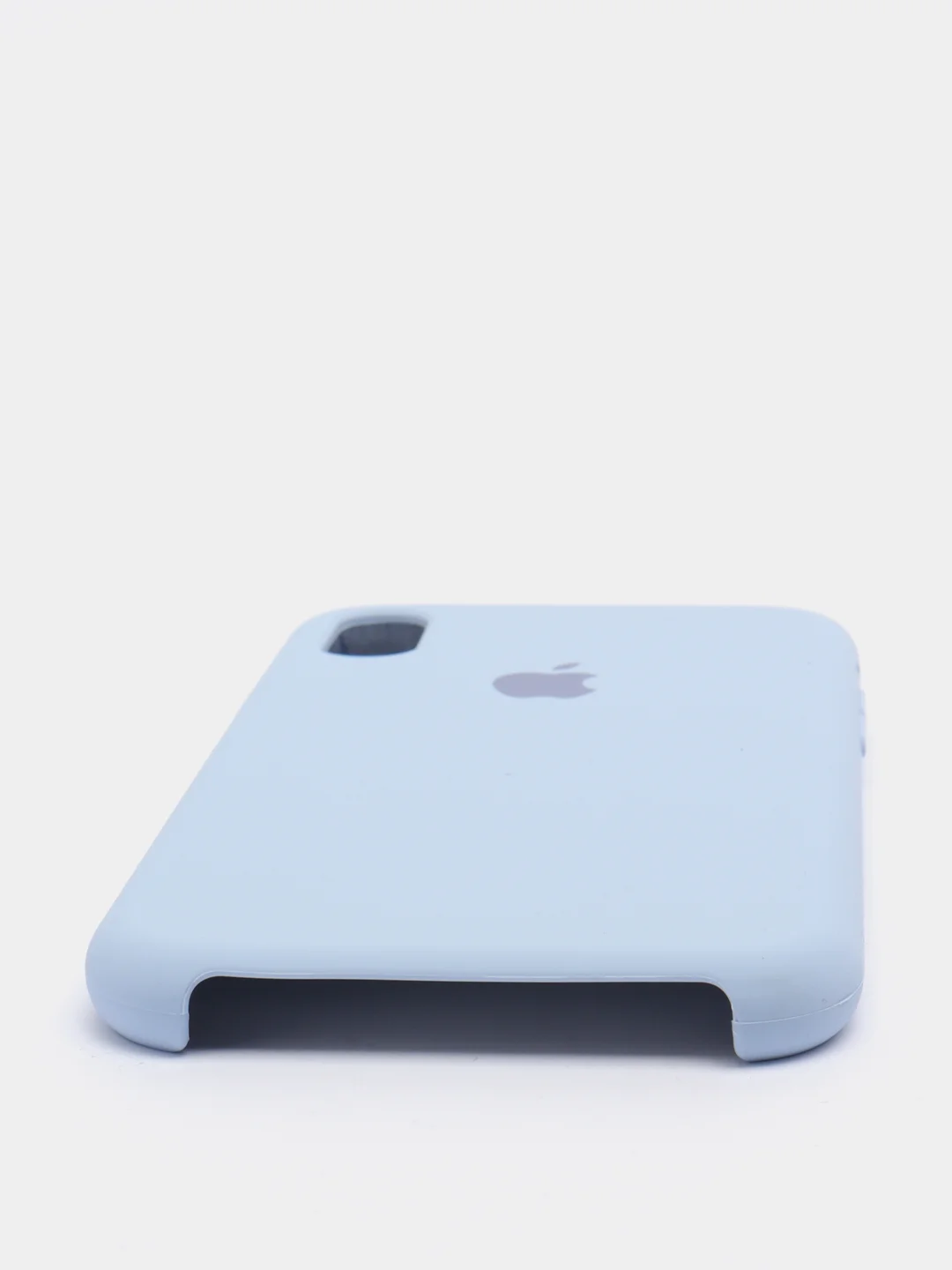 Синий меланж чехол Silicone case для iPhone 11/XR/12/7/8/X/XS/6S/Pro/Max,Plus,SE Силиконовый (айфон)