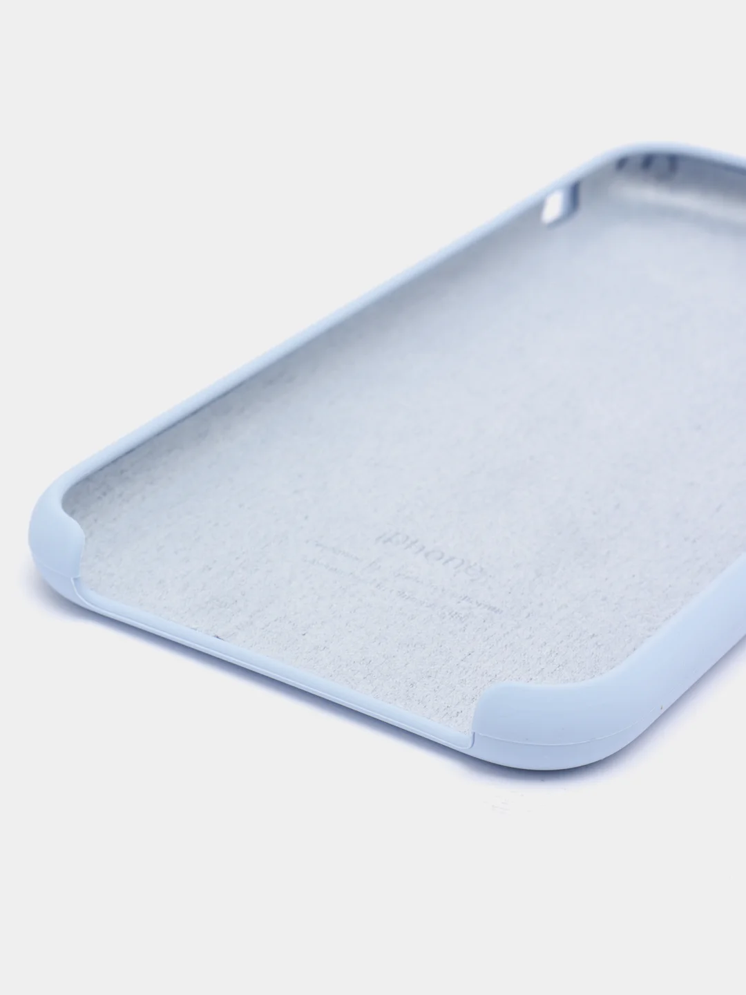 Синий меланж чехол Silicone case для iPhone 11/XR/12/7/8/X/XS/6S/Pro/Max,Plus,SE Силиконовый (айфон)