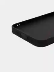 Черный чехол с золотой окантовкой на iPhone 13, 13 Pro, 13 Pro Max, 12, 12 Pro кожаный