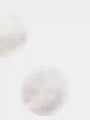 Белый помпоны декоративные из мягкого фатина, 5 штук, 2,5 см