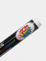 Маркер меловой BRAUBERG "POP-ART", сухостираемый, для гладких поверхностей, БЕЛЫЙ, 151527