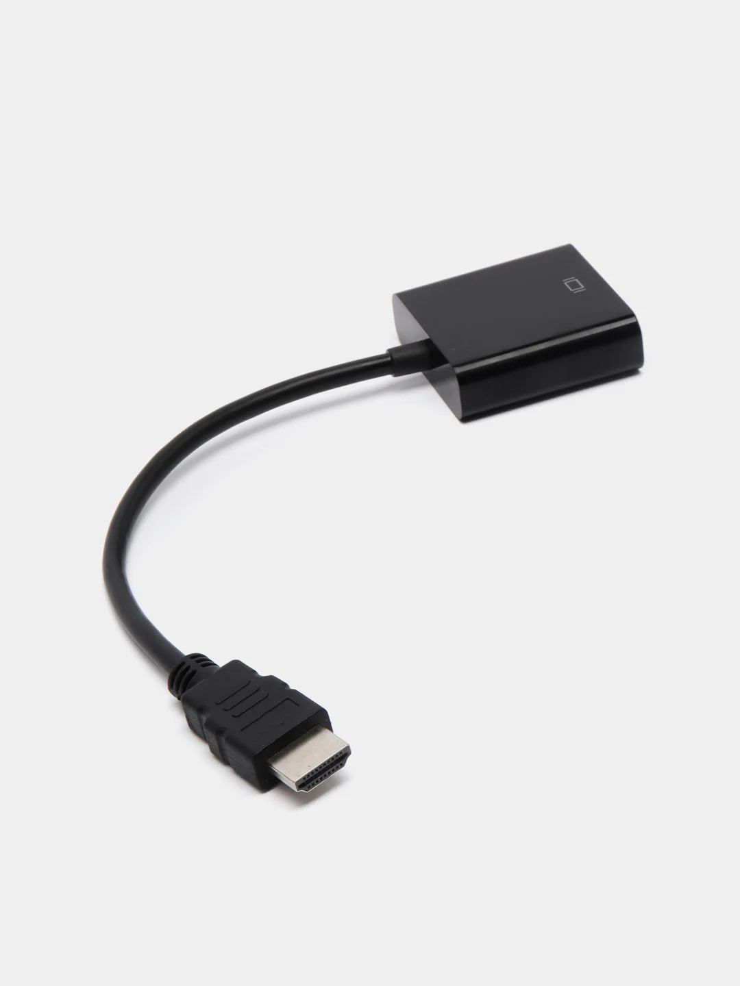 Черный адаптер HDMI на VGA, переходник, конвертер, 3 вида