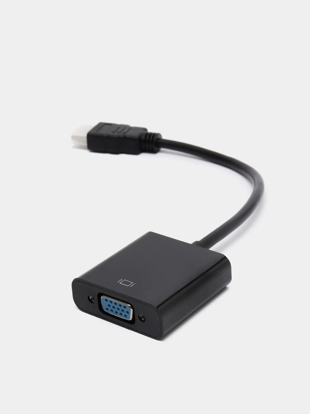 Черный адаптер HDMI на VGA, переходник, конвертер, 3 вида