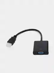 Черный адаптер HDMI на VGA, переходник, конвертер, 3 вида