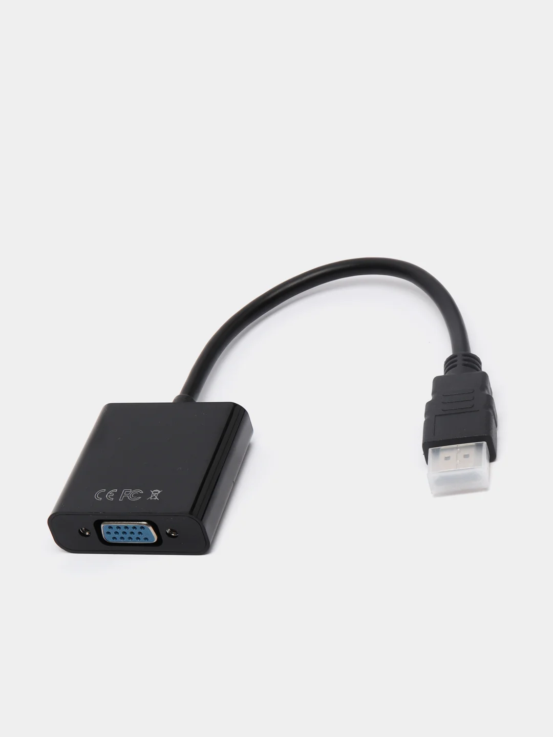 Черный адаптер HDMI на VGA, переходник, конвертер, 3 вида