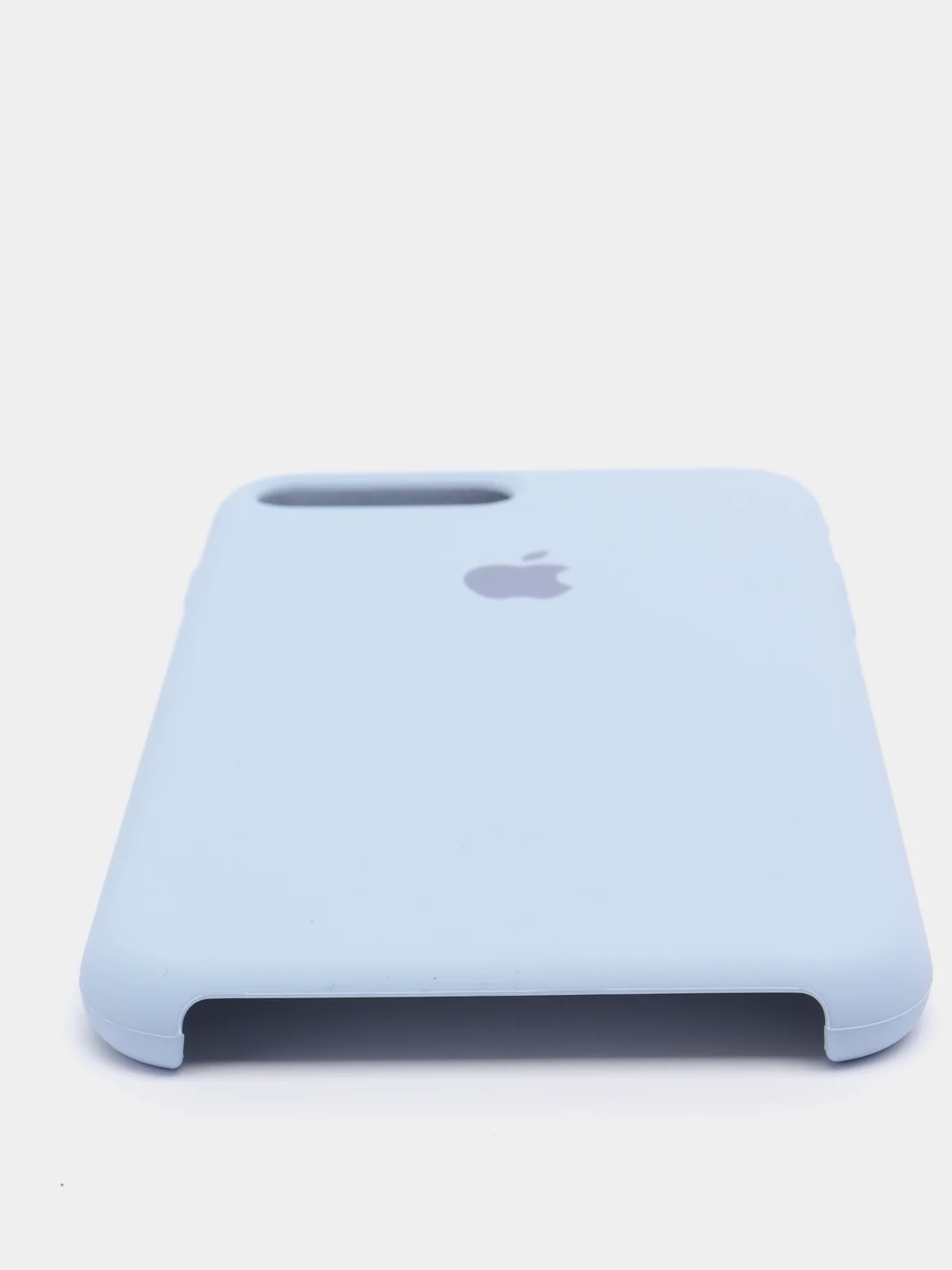 Синий меланж чехол Silicone case для iPhone 11/XR/12/7/8/X/XS/6S/Pro/Max,Plus,SE Силиконовый (айфон)