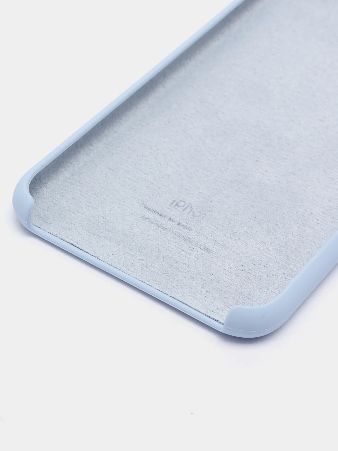 Синий меланж чехол Silicone case для iPhone 11/XR/12/7/8/X/XS/6S/Pro/Max,Plus,SE Силиконовый (айфон)