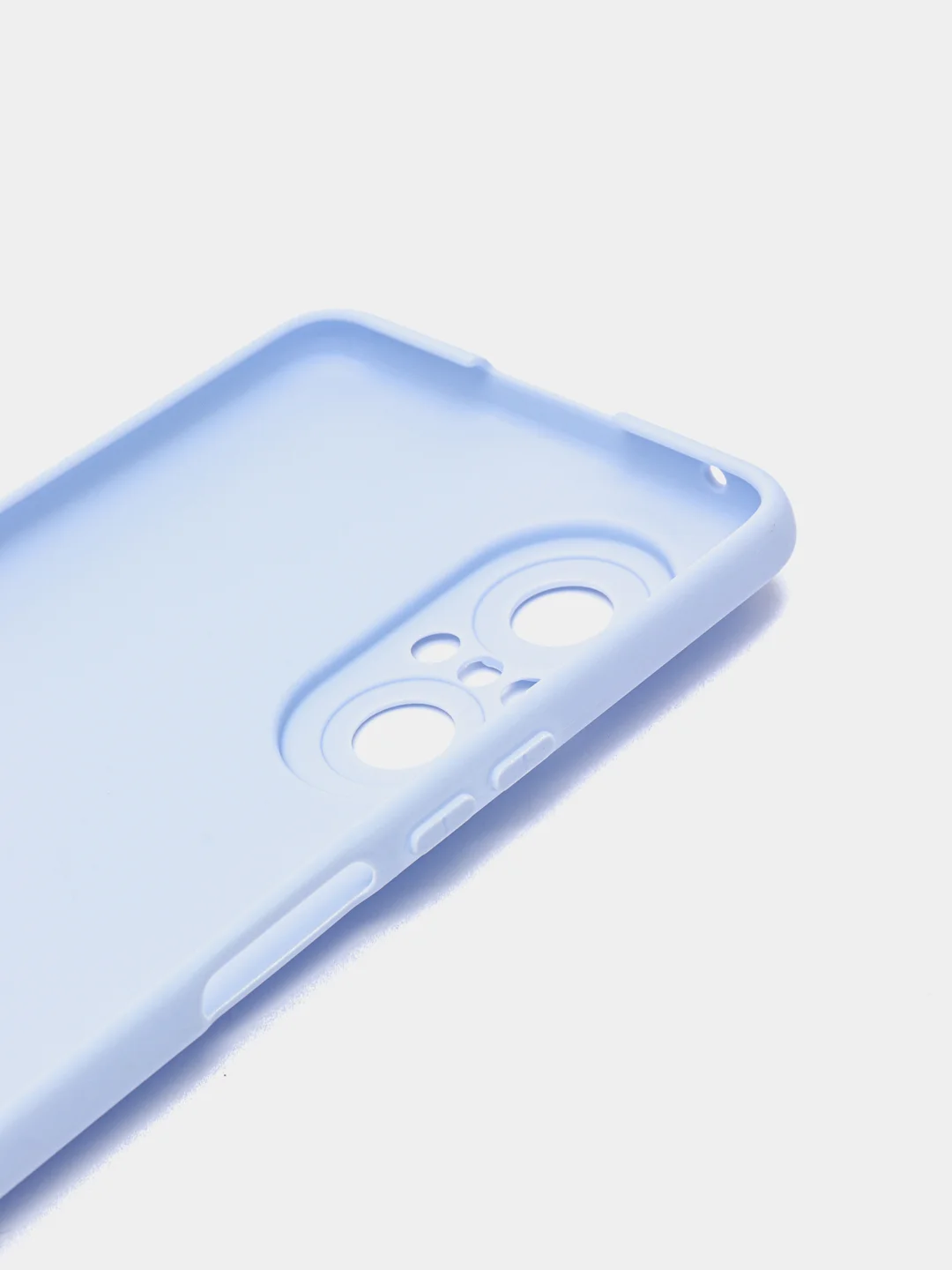 Ледяной чехол для Huawei Nova 9 SE силиконовый BROSCORP матовый / прозрачный, бортик- защита камер