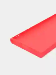 Красный чехол BROSCORP для Samsung Galaxy S22 Ultra матовый силиконовый тонкий бортик вокруг камер