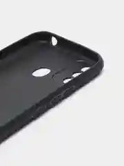 Черный силиконовый чехол BROSCORP для Itel A48, с матовым покрытием и защитой вокруг модуля камер