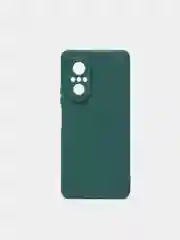 Сиреневый чехол для Huawei Nova 9 SE силиконовый BROSCORP матовый / прозрачный, бортик- защита камер