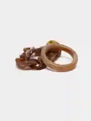 Коричневый кольца из эпоксидной смолы акриловые,МНОГО ЦВЕТОВ, тренд, самые модные украшения