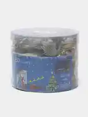 Синий гирлянда штора новогодняя