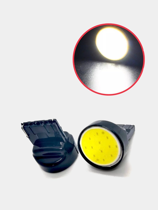 Светодиодные габаритные лампы COB W21/5W - 7443, 7440, T20, W21W, для Лада Грантьа, Веста