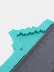 Зеленый контурный шаблон (измеритель контура строительный)
