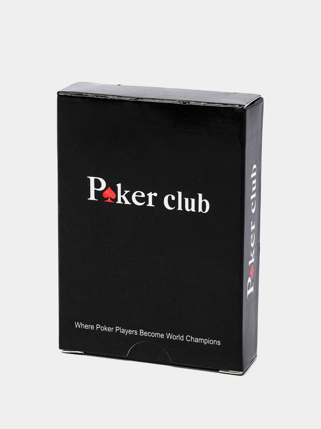 Красный карты игральные пластиковые Poker Club, для покера