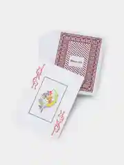 Красный карты игральные пластиковые Poker Club, для покера