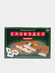 Лесной зеленый словодел Большой, Компакт. Настольная развивающая игра для детей и взрослых. Собери слово