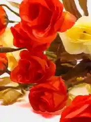 Оранжевый искусственные цветы, розы, букет