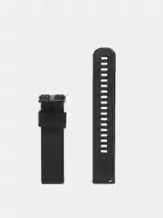 Черный силиконовый ремешок для Xiaomi Amazfit Bip / GTR 42 мм / GTS / Samsung Gear S2 / 20 22 мм