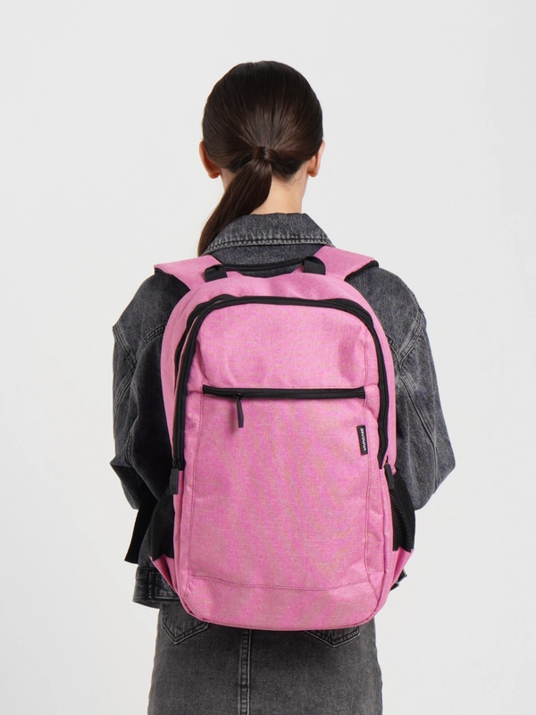Рюкзак для ноутбука VIVACASE Stomach 15.6-19", 40 л, жаккард, розовый
