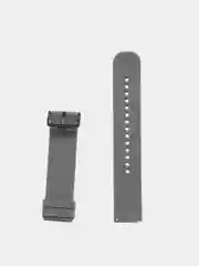 Тёмно-серый силиконовый ремешок для Xiaomi Amazfit Bip / GTR 42 мм / GTS/ Samsung Gear S2 / 20 / 22 мм