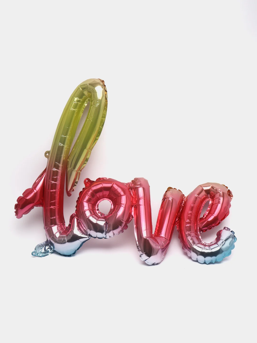 Голубой фольгированные воздушные шары "Love"