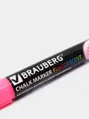 Маркер меловой BRAUBERG "POP-ART", сухостираемый, 5 мм, РОЗОВЫЙ, 151530